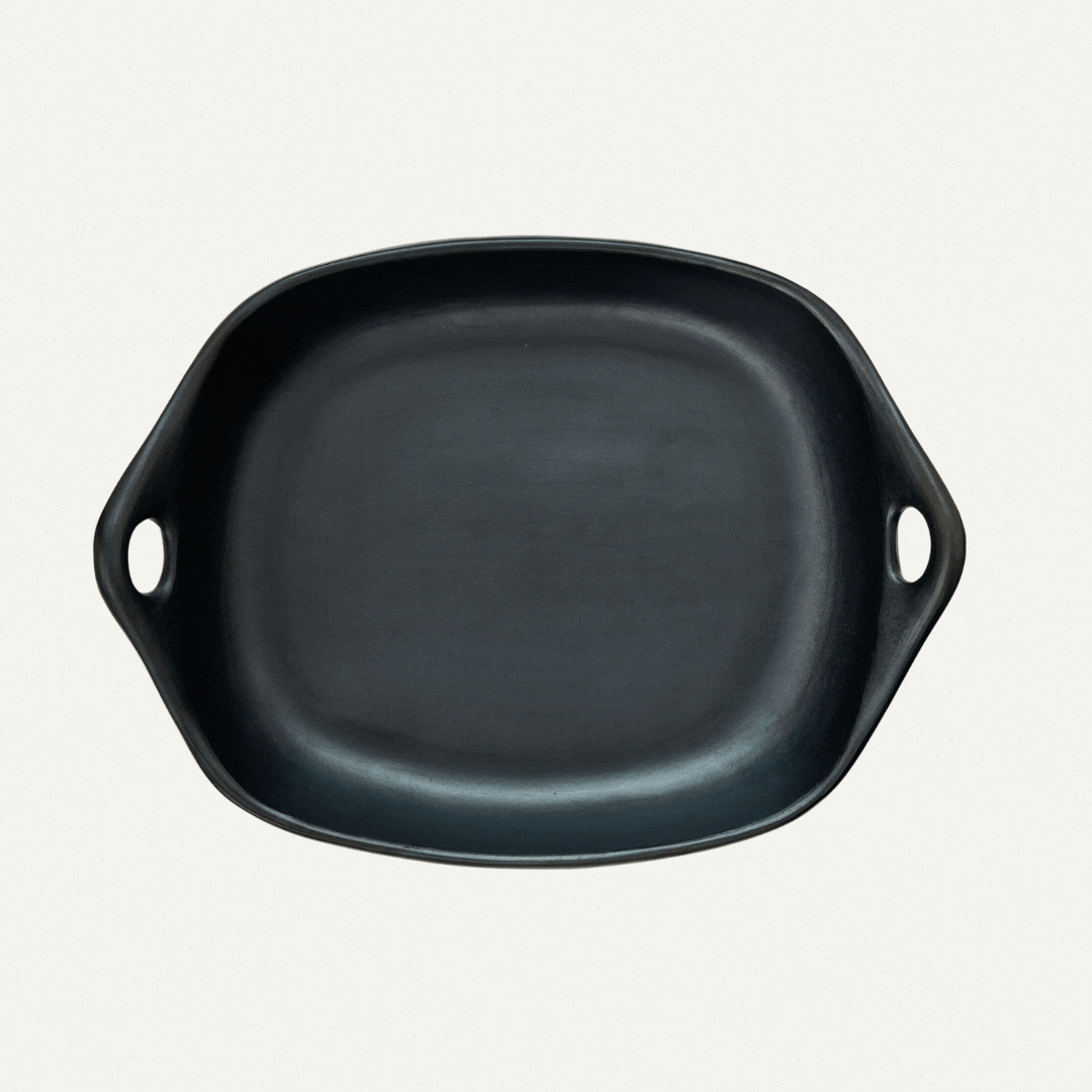 Chamba Black Clay Gratin Dish | Colombian Pottery