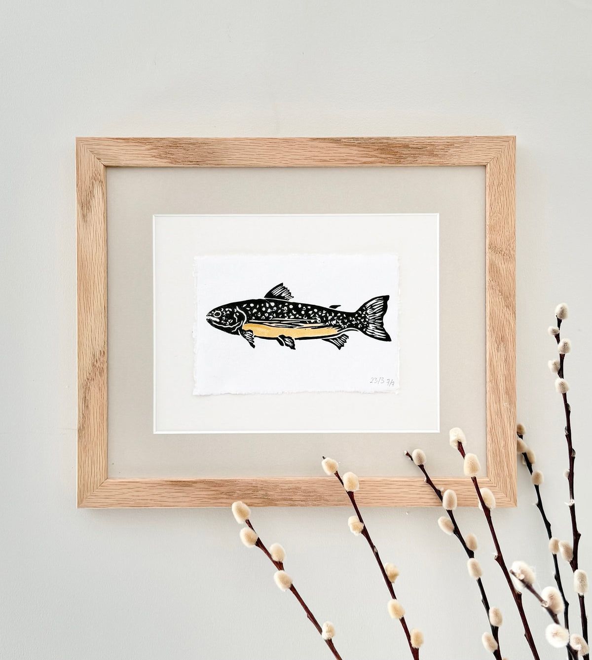 'Tickle Me' Trout - Original Print