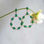 Tikka in Gold with Green Onyx