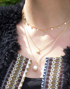 Tilly Gold Disc Necklace