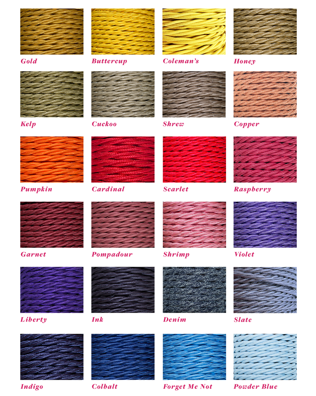 Lighting Cable - Twisted 3 Core 0.75sqmm