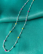 Tutti Fruiti Silver Necklace