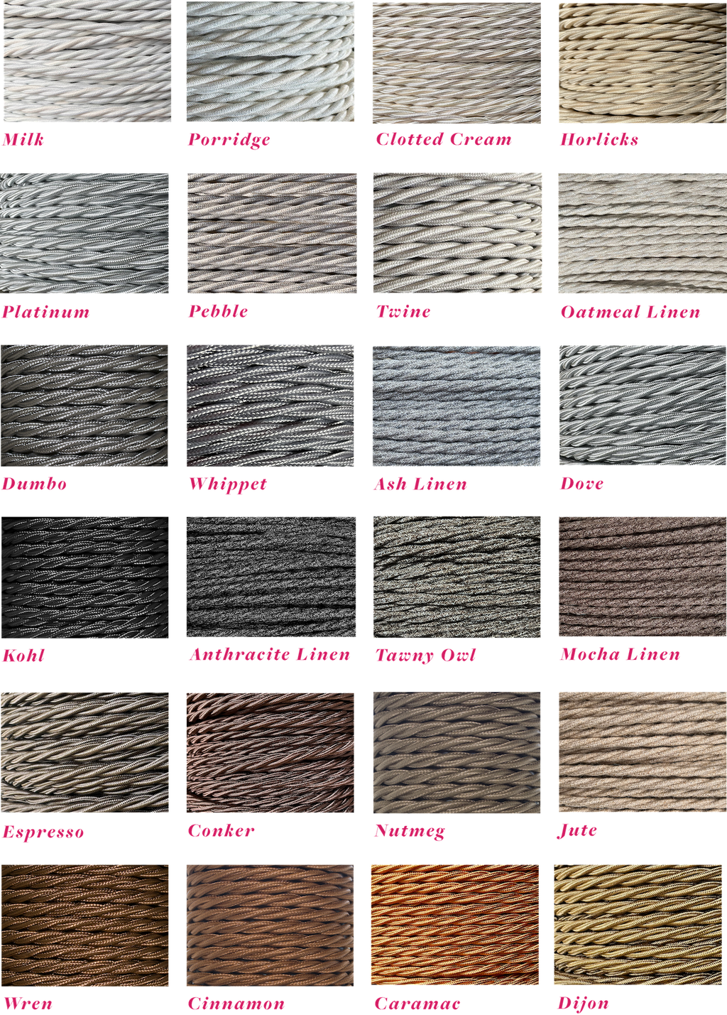 Lighting Cable - Twisted 3 Core 0.75sqmm