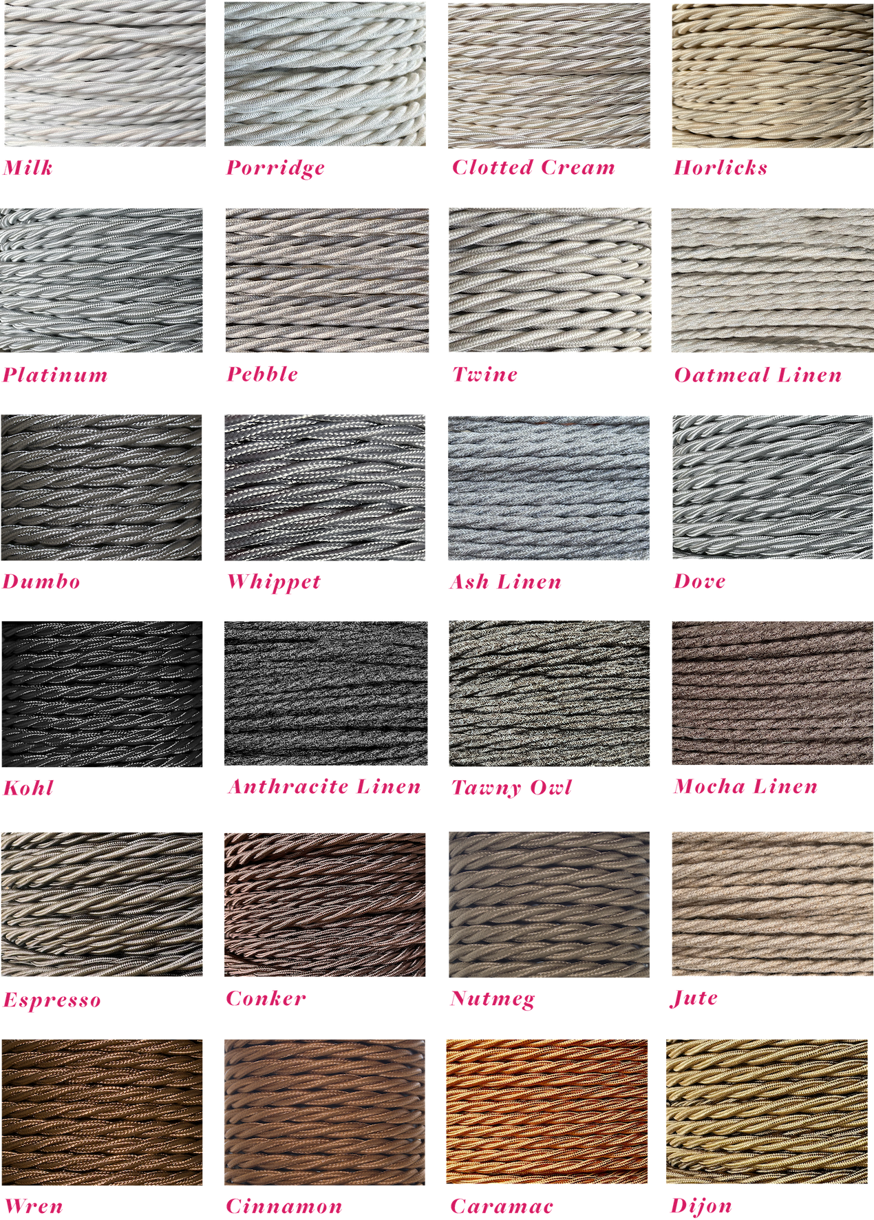 Lighting Cable - Twisted 3 Core 0.75sqmm