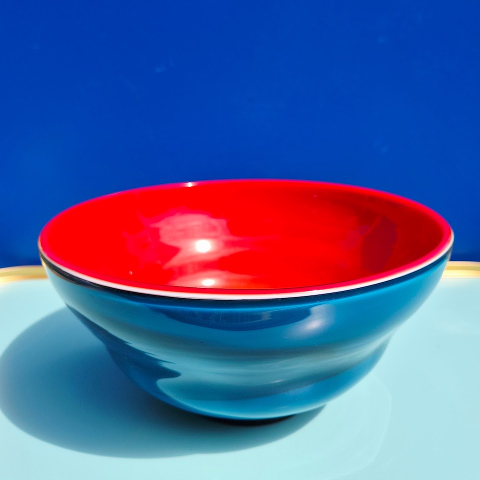 Hand Blown Glass Bowl