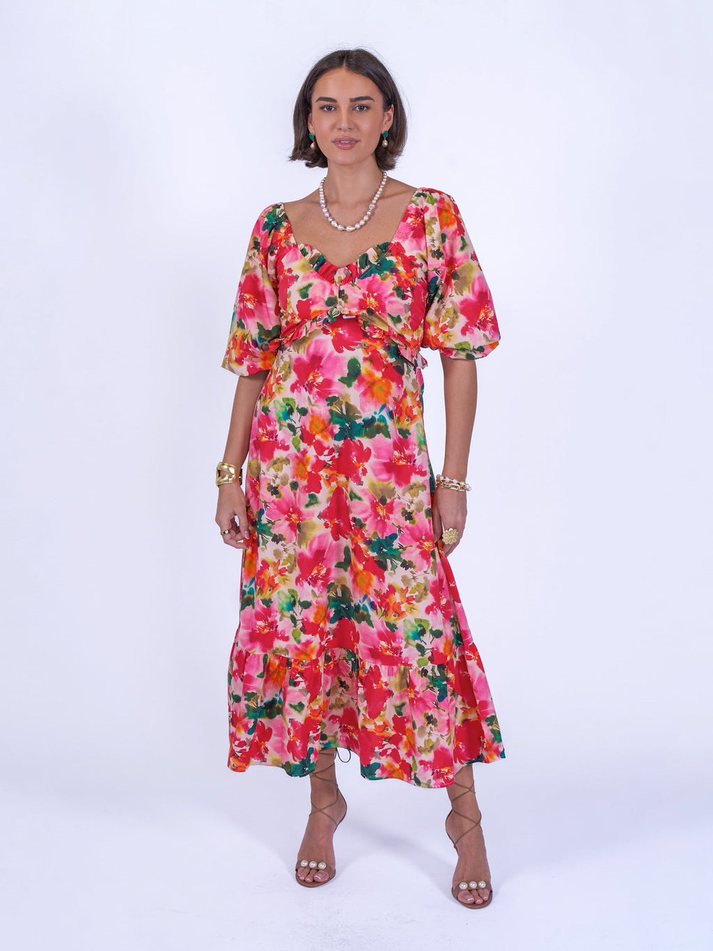 'UNIVERSE' DRESS IN SUMMER BOUQUET