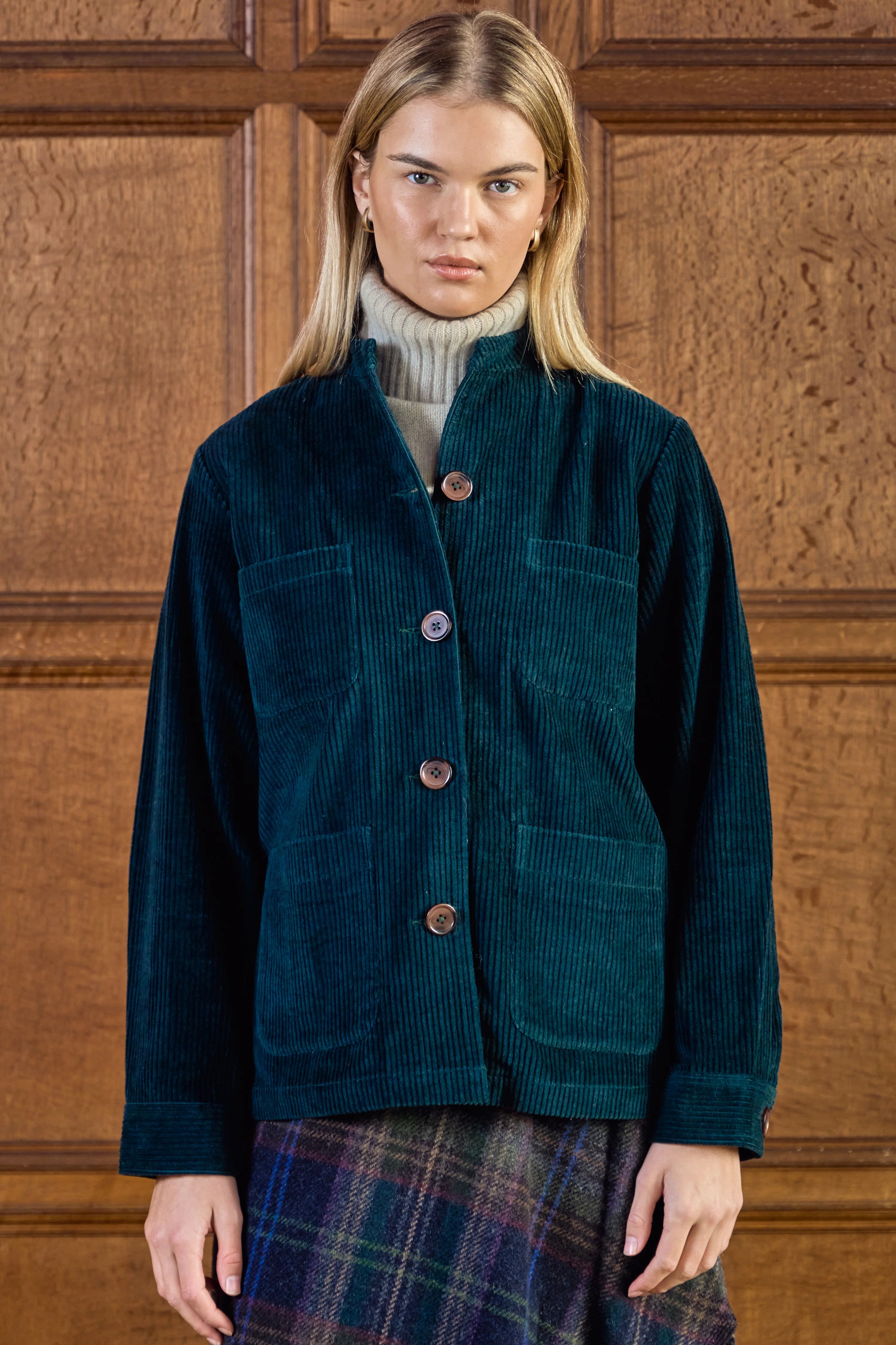 Ladies Cord Utility Jacket