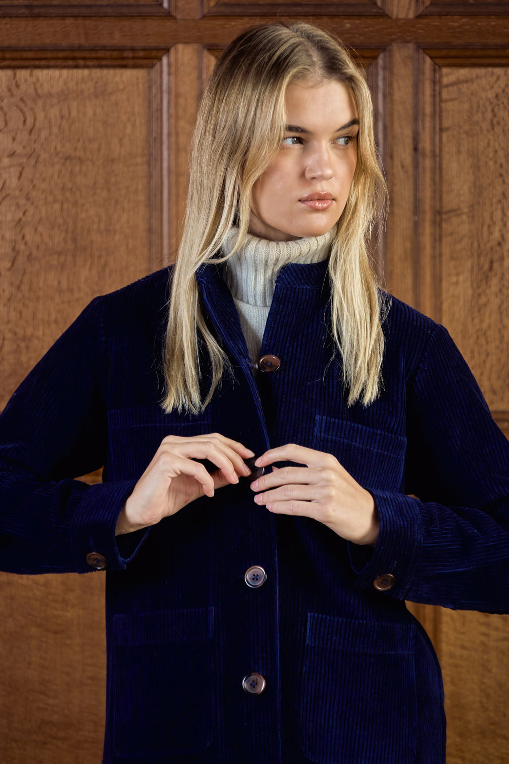 Ladies Cord Utility Jacket