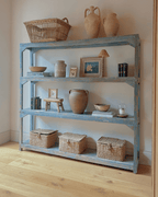 Reclaimed Blue Shelving Unit