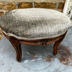 Small Vintage Upholstered Stool