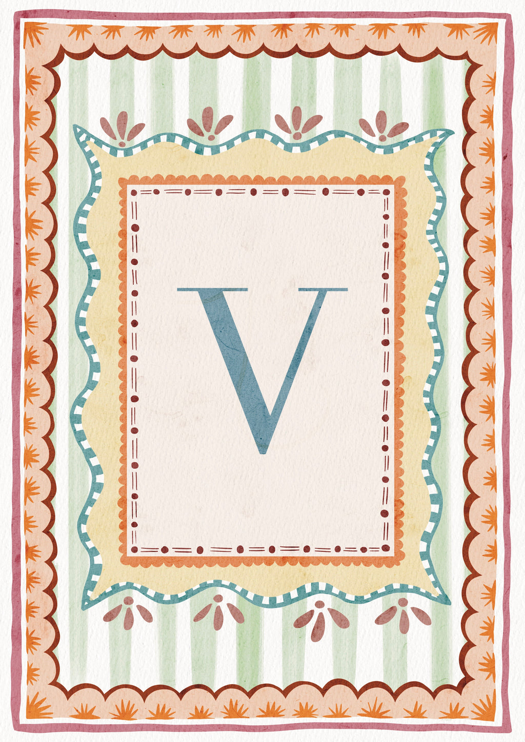 ALPHABET LETTERS ~ Blue / Pink / Green /