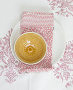 Extra Large Varmala Rose Block Printed Tablecloth