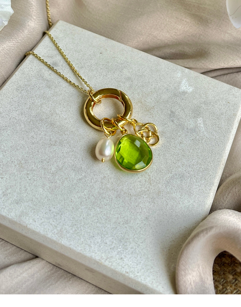 Gold Loop Adjustable  Necklace