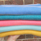 Vertical Stripe Cotton Throw