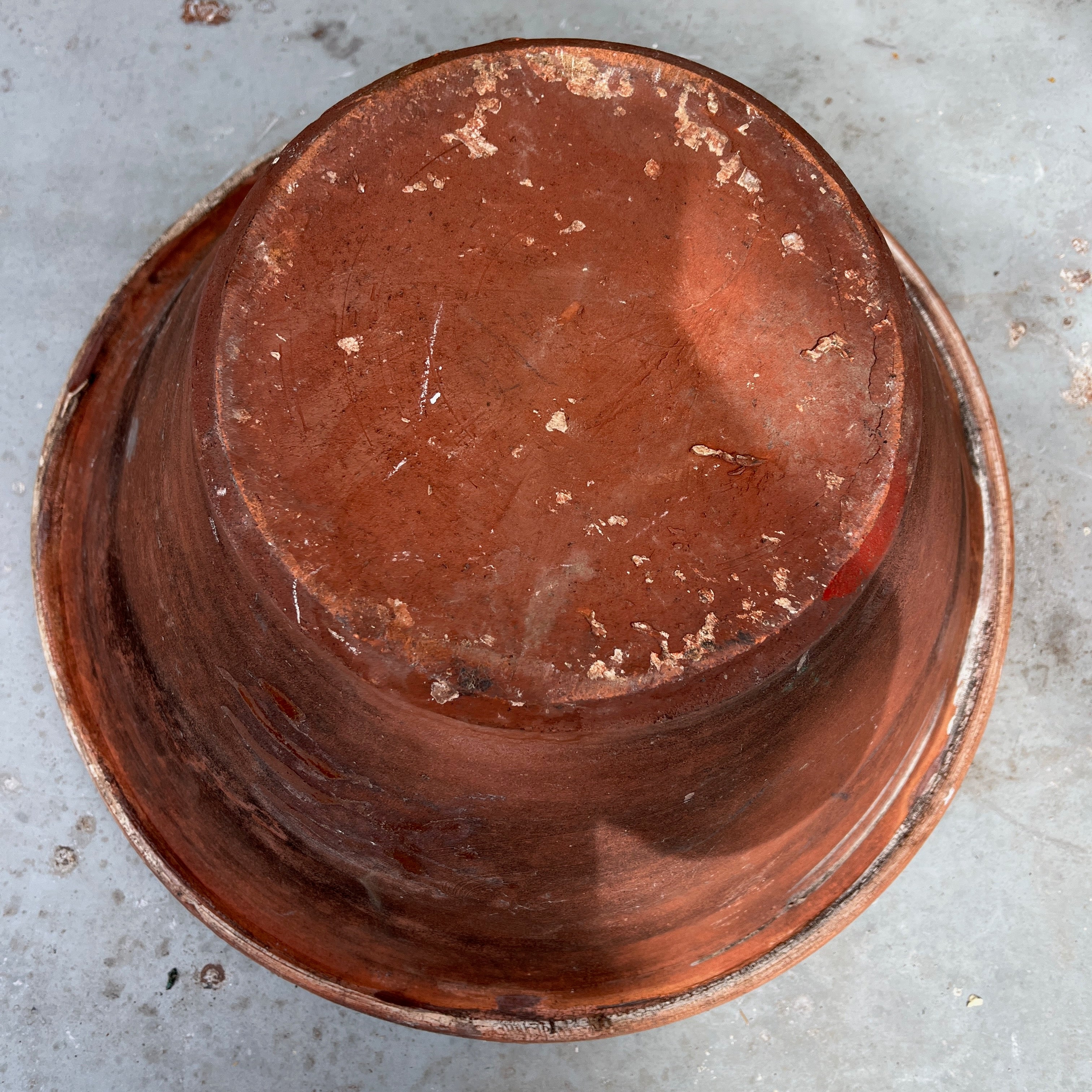 Victorian Dairy Bowl in Cream Glazed Earthenware