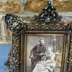 Victorian Brass Photo Frame