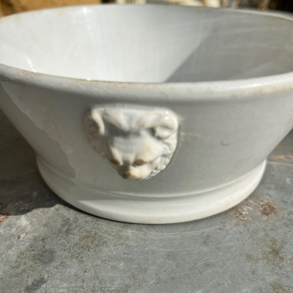 Vintage Lion Headed French Bowl