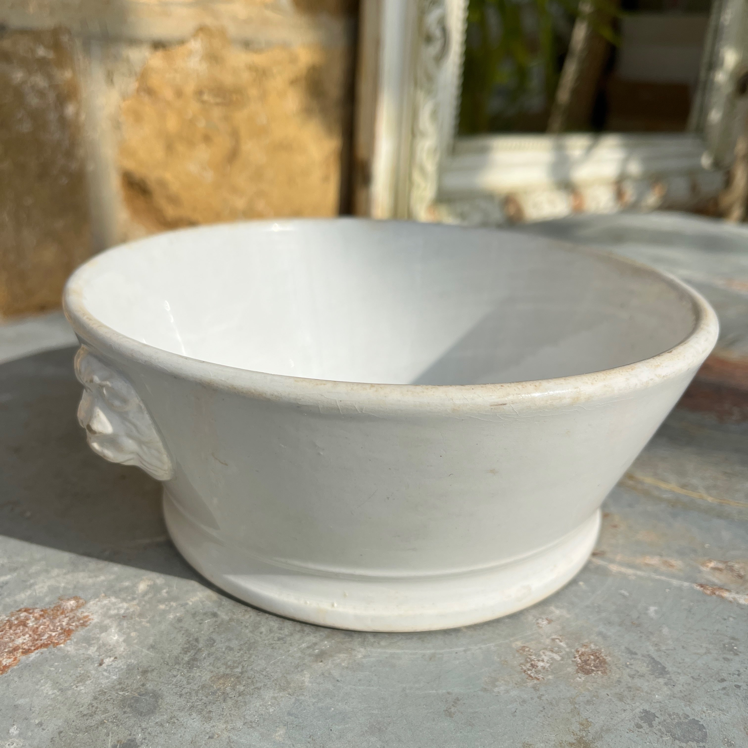 Vintage Lion Headed French Bowl
