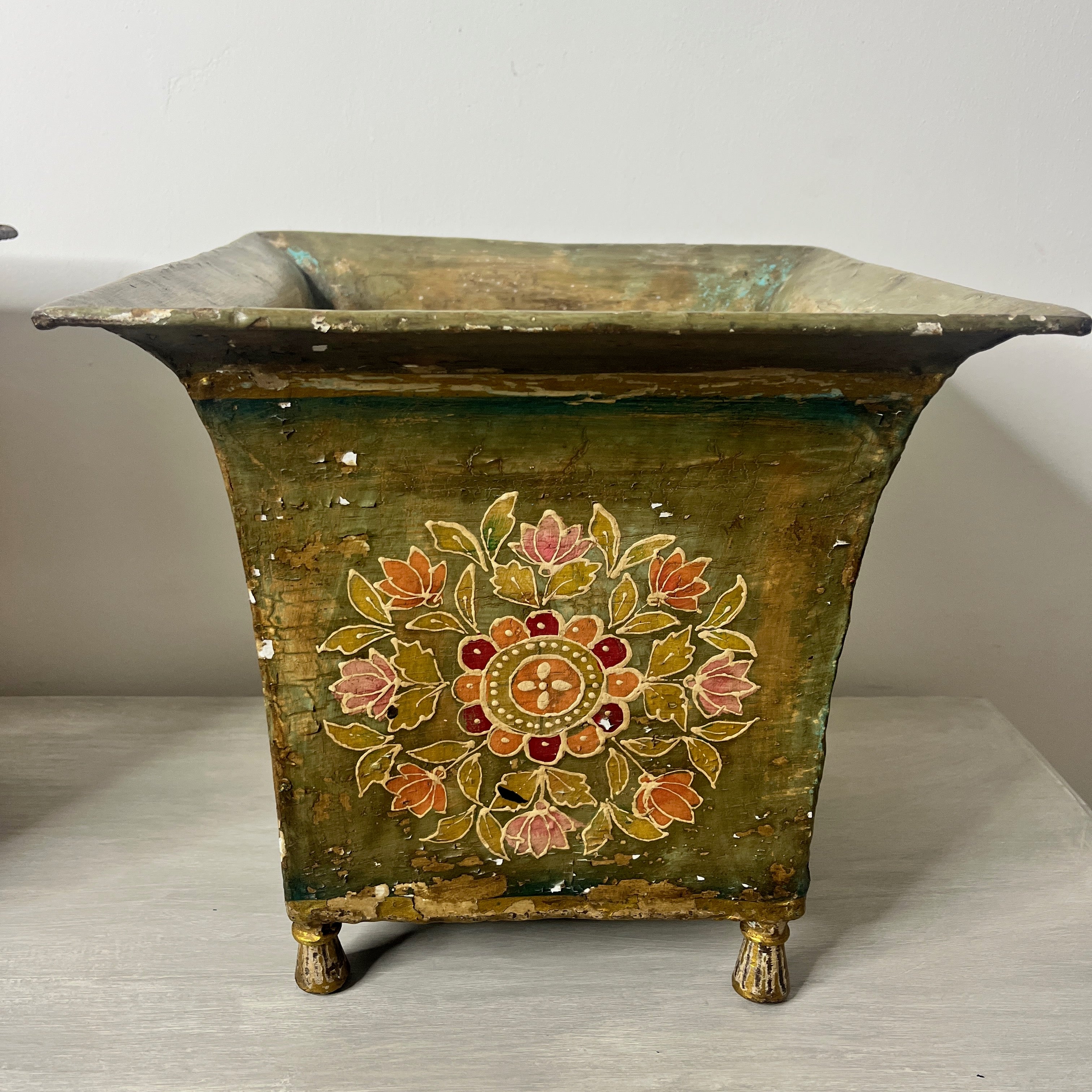 Pair of Decorative Vintage Planters