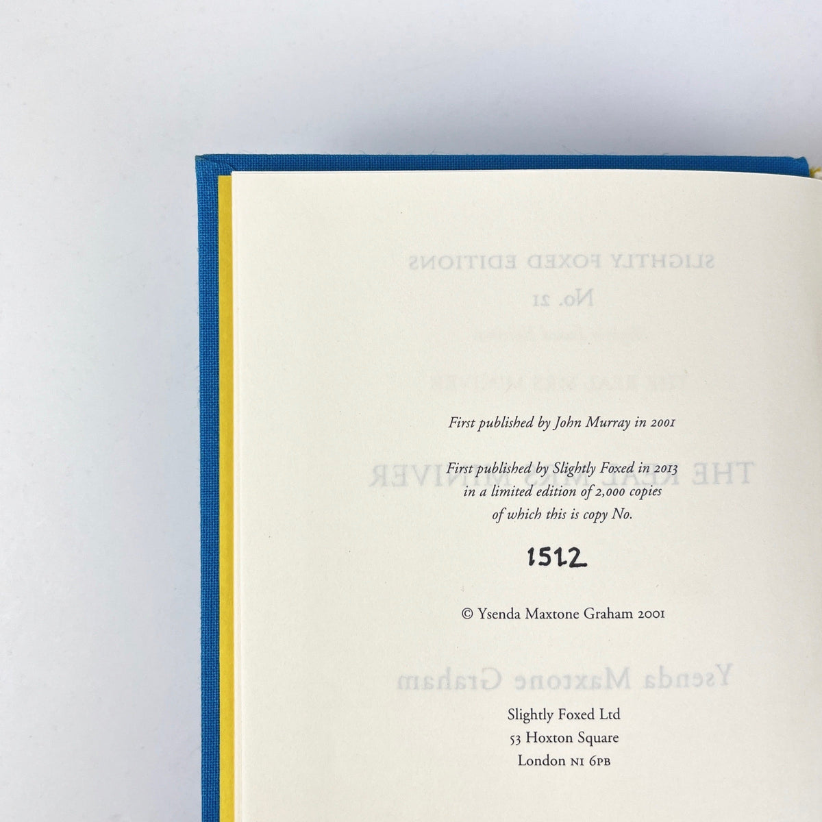 Vintage Slightly Foxed Edition