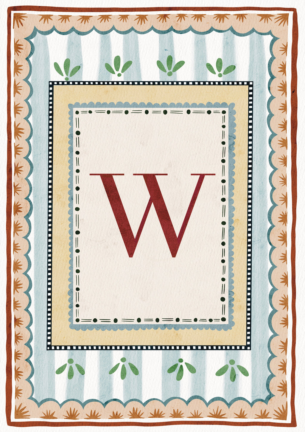 ALPHABET LETTERS ~ Blue / Red