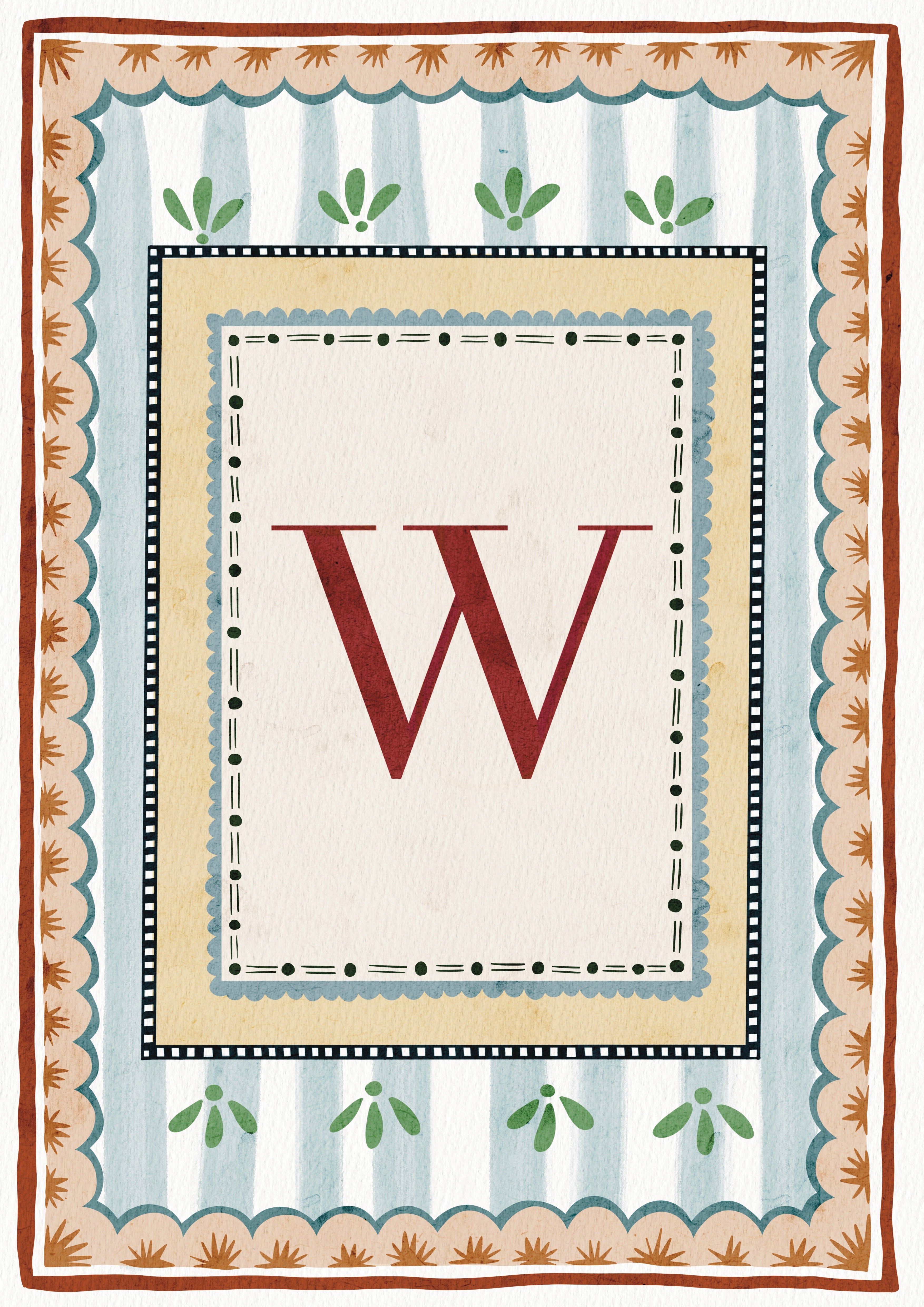 ALPHABET LETTERS ~ Blue / Red