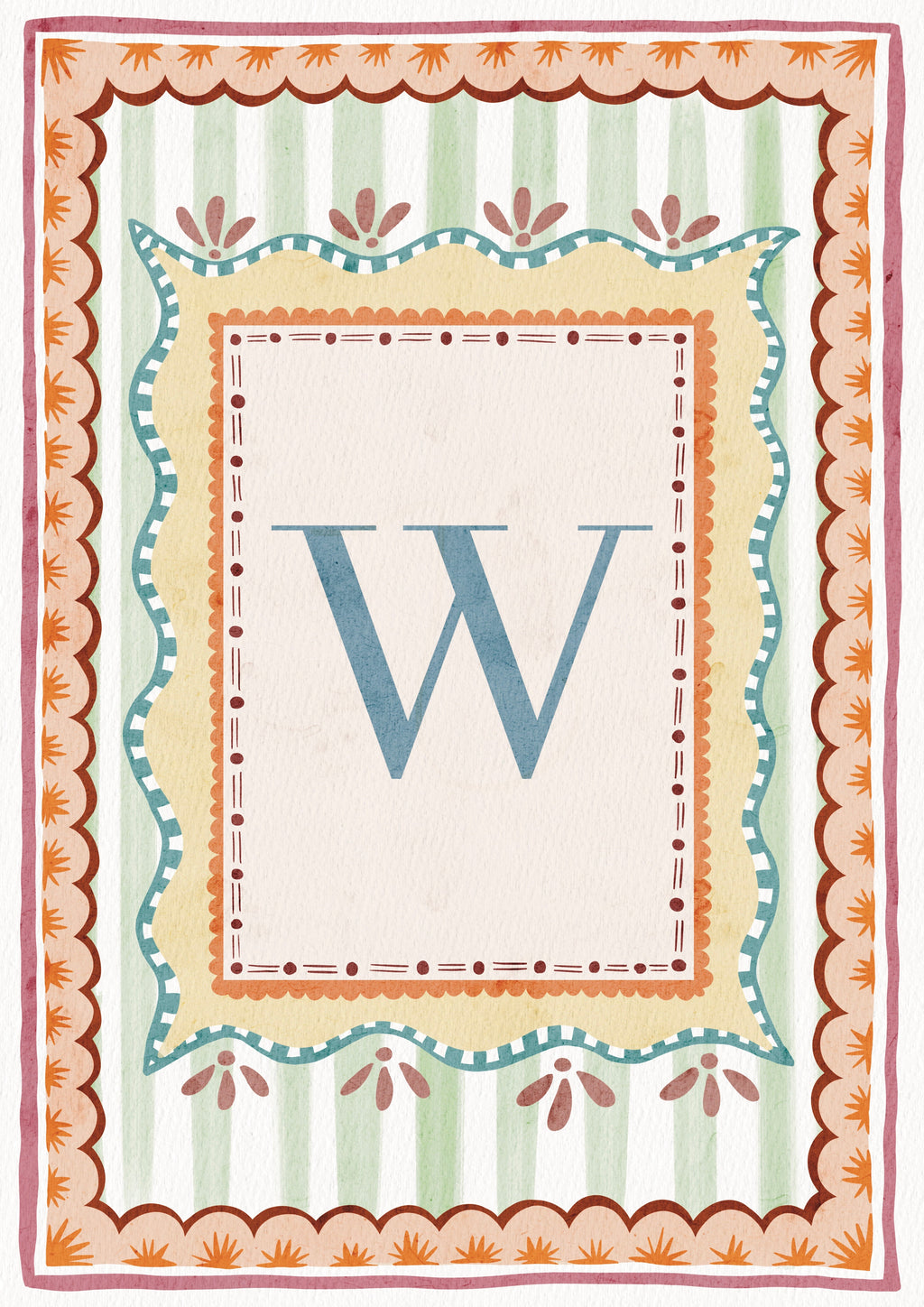 ALPHABET LETTERS ~ Blue / Pink / Green /