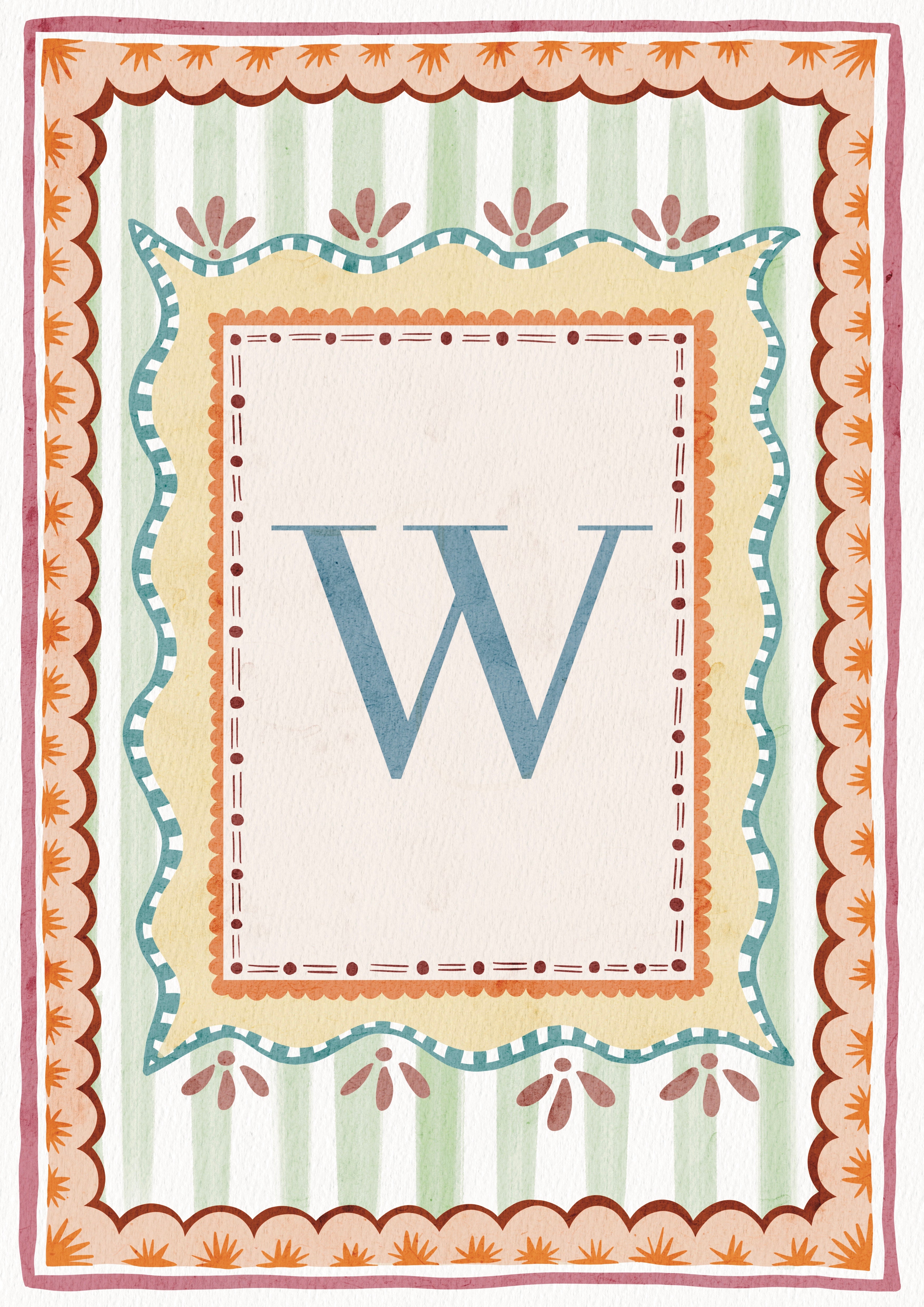 ALPHABET LETTERS ~ Blue / Pink / Green /