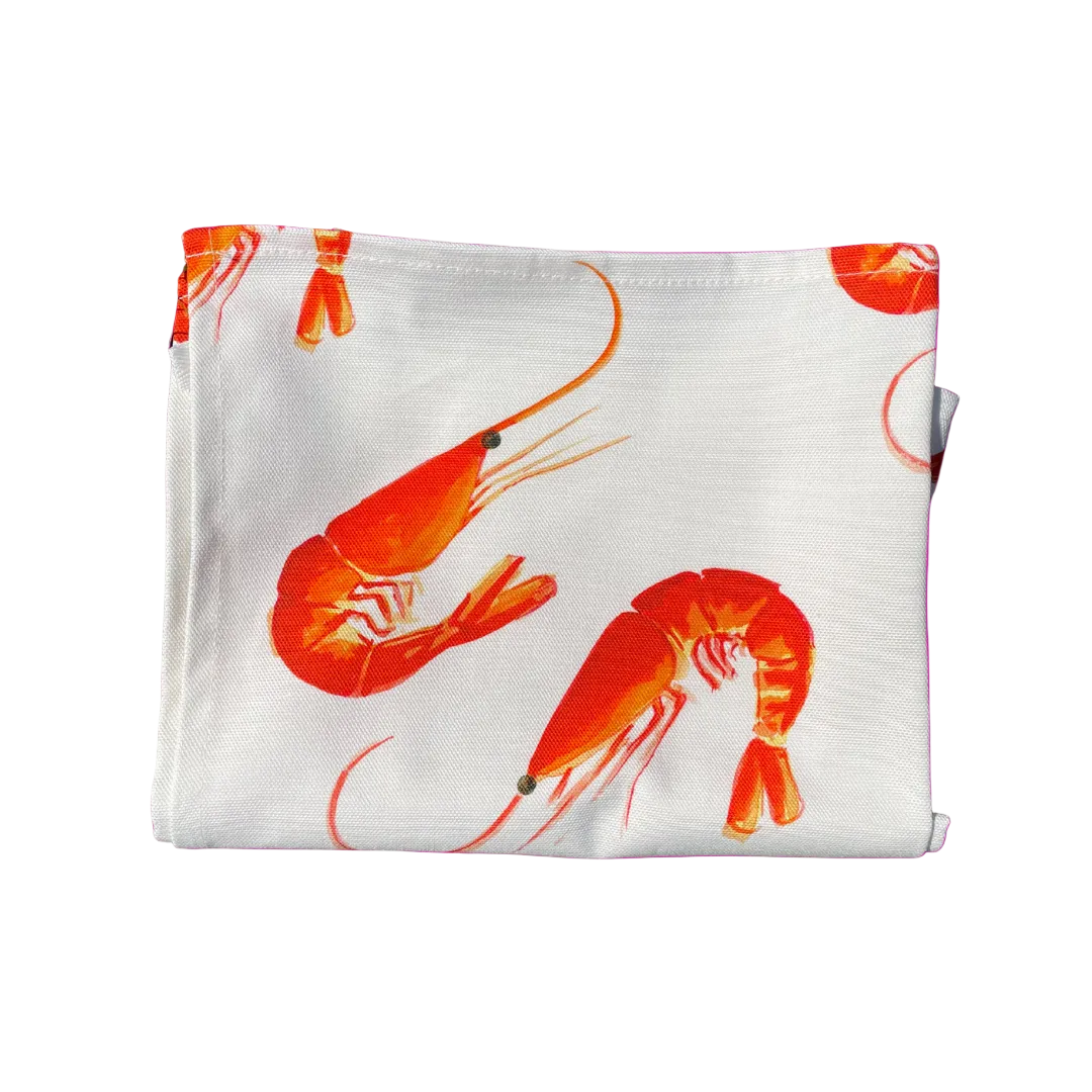 Tea towel "Oh SO bright"- Prawns