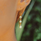 Triple Drop in Gold and Zirconia