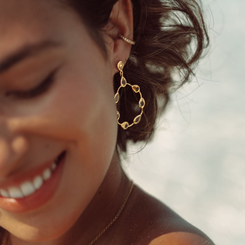 Tikka in Gold with Citrine