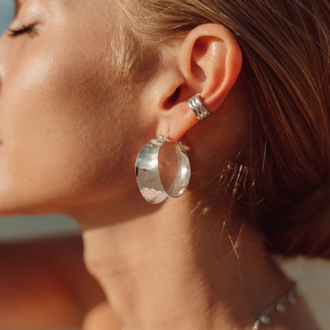 The Soho Hoops in Silver