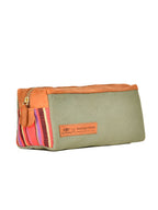 Canvas Safari Washbag - Khaki Green