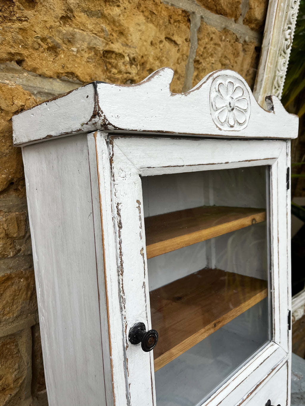 Vintage French Wall Cupboard