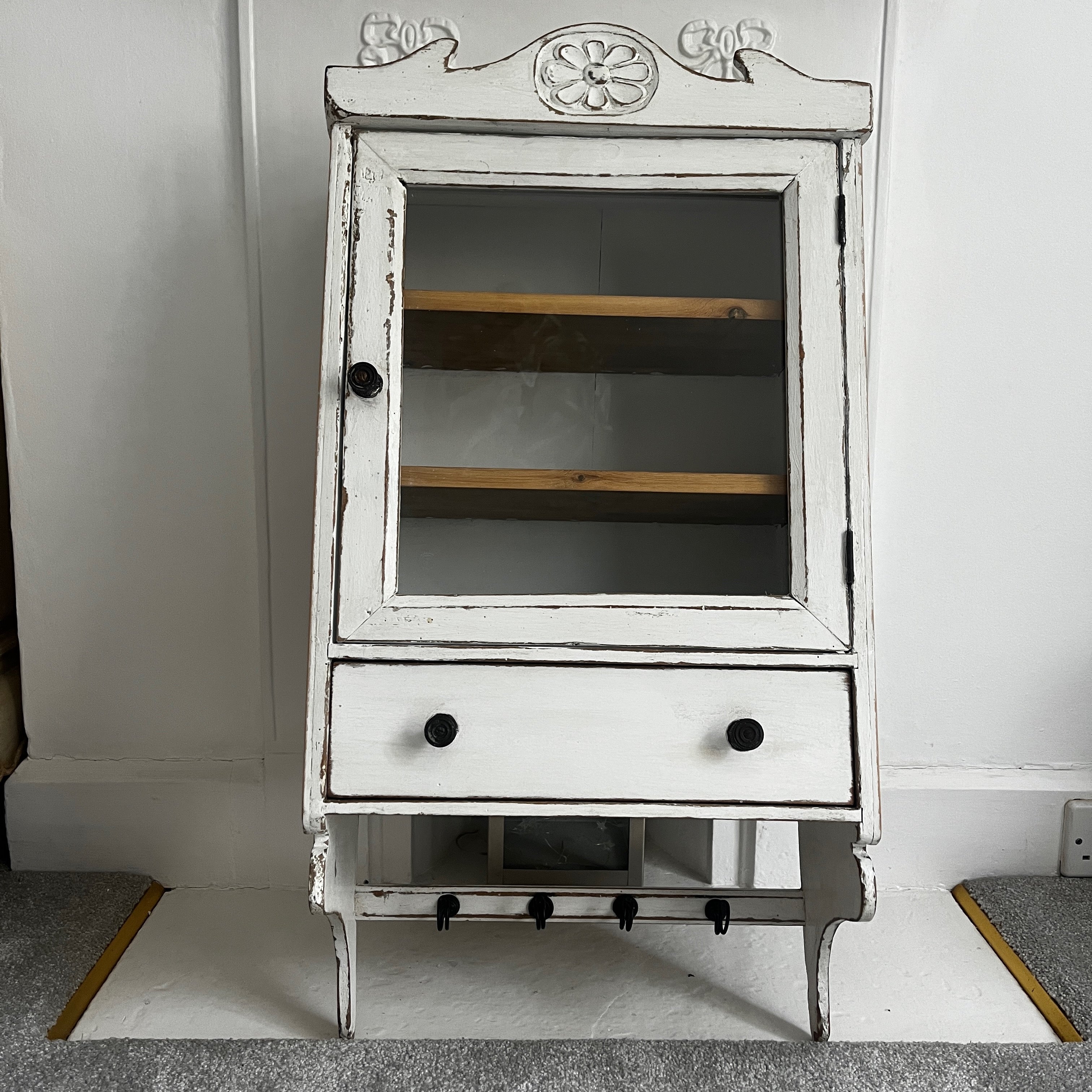 Vintage French Wall Cupboard