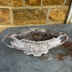 Antique Rococo-style Cast Iron Jardiniere with Handles