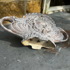 Antique Rococo-style Cast Iron Jardiniere with Handles