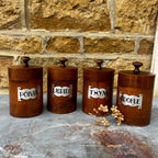 Vintage French Kitchen Storage Containers
