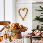 Wooden Pedestal Display Platter | 30cm
