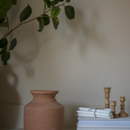 Wooden Set of 3 Chime Candleholders with Candles | Gift Set