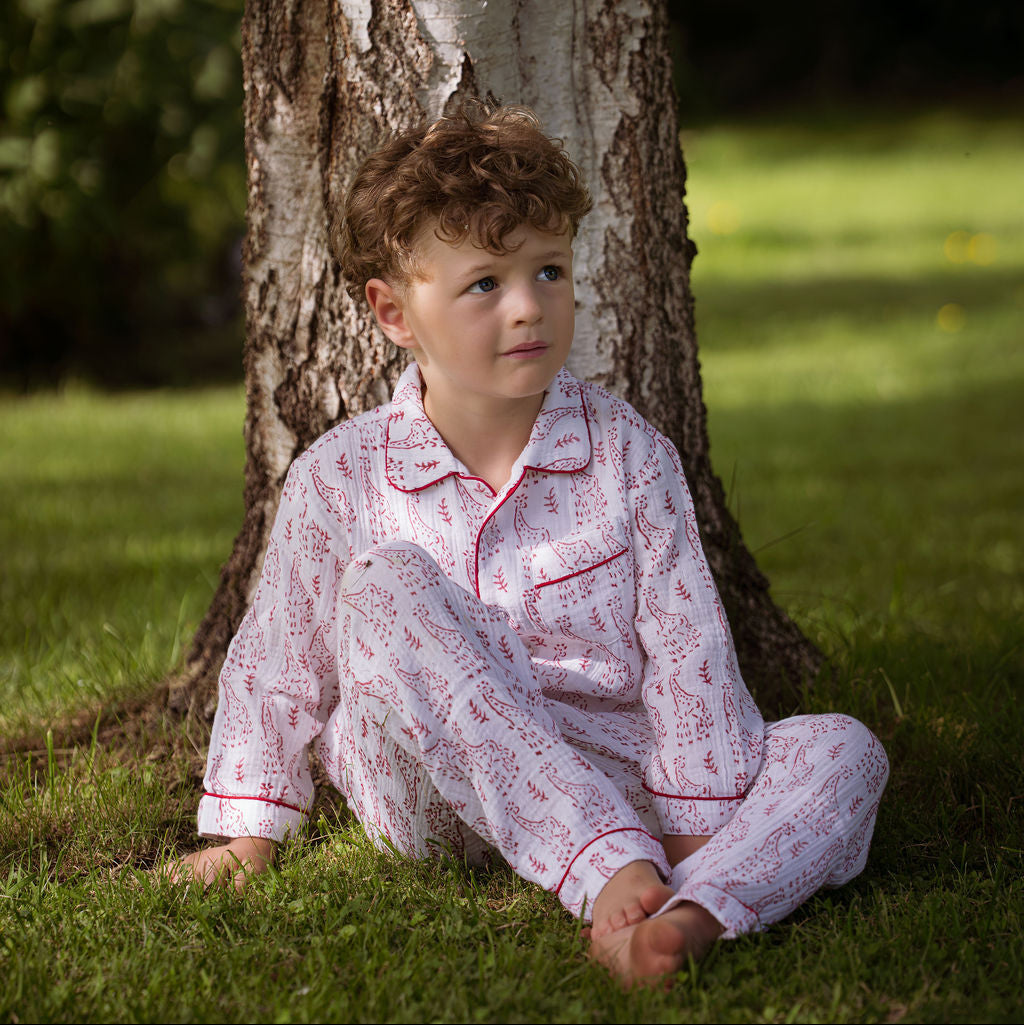 Giraffe Organic Muslin Pyjamas
