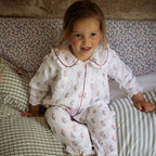 Blue Paisley Organic Muslin Pyjamas