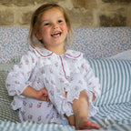 Blue Paisley Organic Muslin Pyjamas