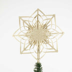 Woven Christmas Paper Star Tree Topper | Fair Trade