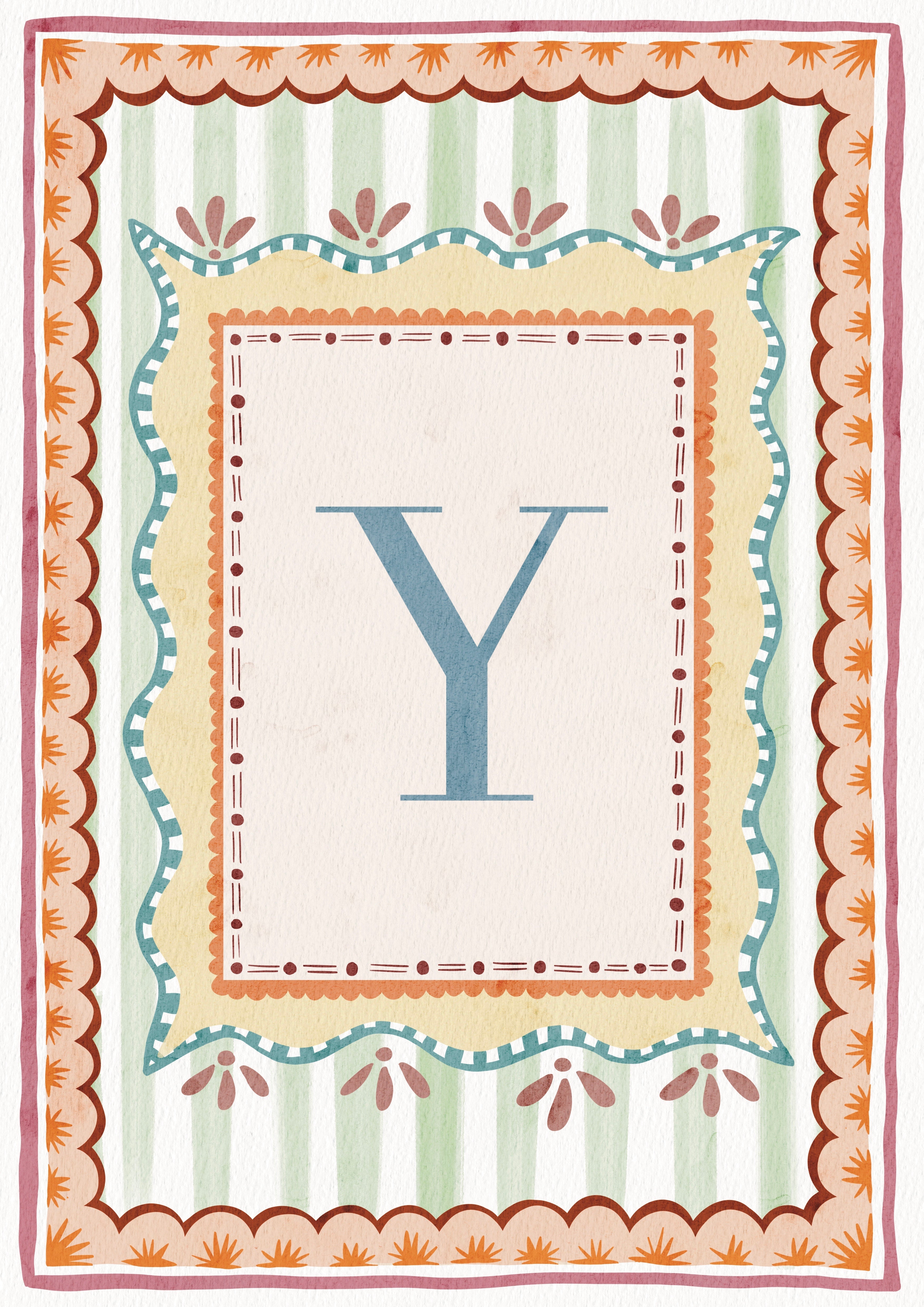 ALPHABET LETTERS ~ Blue / Pink / Green /