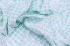 Woo Woo Muslin Swaddle - Sea Blue