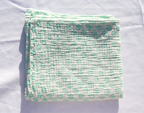 Woo Woo Muslin Swaddle - Sea Blue