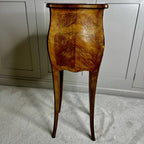 Antique Louis XV style Petit Bombe Cabinet / Bedside Table with 4 drawers inside