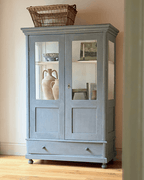 Hand Painted Victorian Display Cabinet