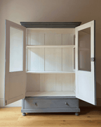 Hand Painted Victorian Display Cabinet